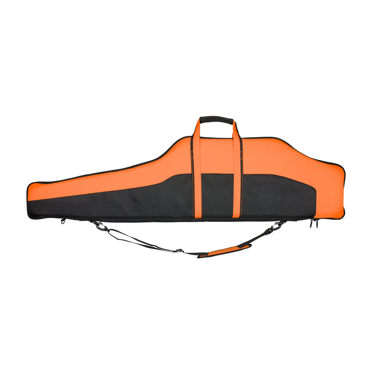 Våbenkuffert - sort/orange 135x135 cm