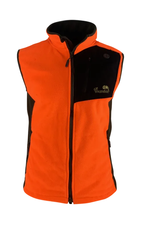 Valders Fleeceväst Orange
