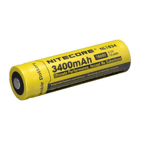 Kvalitetsuppladdningsbart 18650 batteri från Nitecore