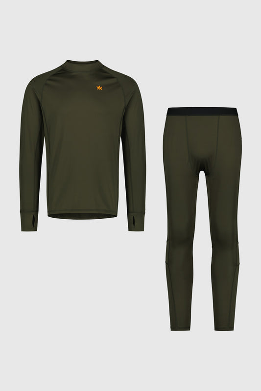 Alaska CoolDry Ms Base Layer Set, Night Green